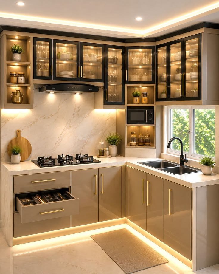 Kitchen cabinets