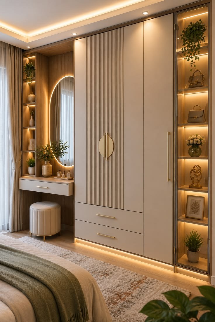 Custom fitted wardrobe