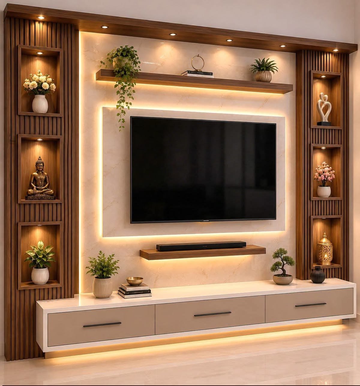 Custom media wall