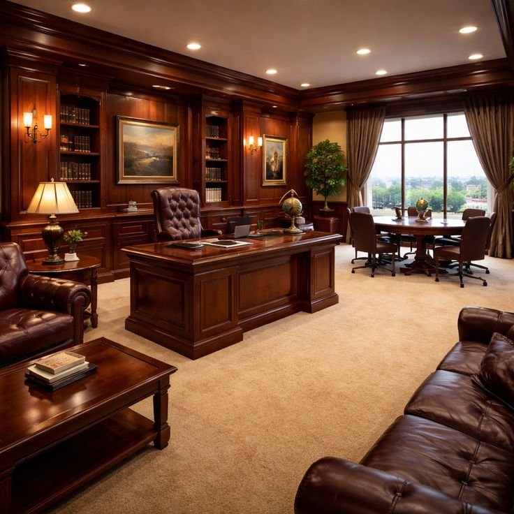 Custom office interior